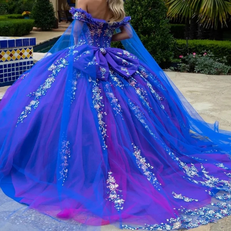 Ҹ   Applique Bowknot ǫ  Ƽ 巹 15   ǰ Ķ  Quinceanera 巹